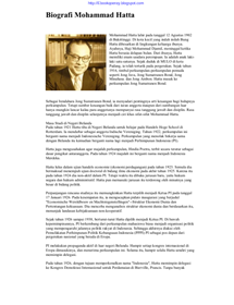Biografi Mohammad Hatta